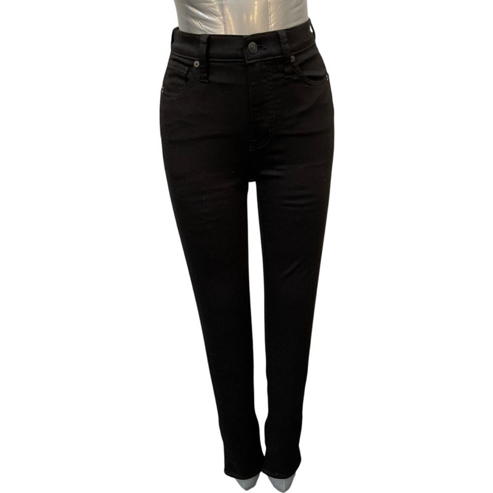 NWT Madewell 10" Skinny High Rise Jeans Women's Size 23 Black